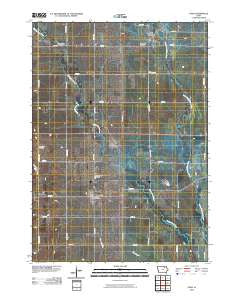 Ionia Iowa Historical topographic map, 1:24000 scale, 7.5 X 7.5 Minute, Year 2010