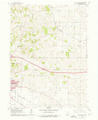 Iowa City East Iowa Historical topographic map, 1:24000 scale, 7.5 X 7.5 Minute, Year 1965