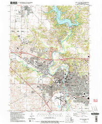Iowa City West Iowa Historical topographic map, 1:24000 scale, 7.5 X 7.5 Minute, Year 1994