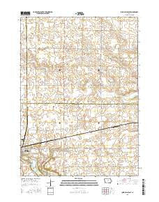 Iowa Falls East Iowa Current topographic map, 1:24000 scale, 7.5 X 7.5 Minute, Year 2015