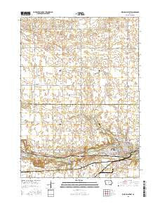 Iowa Falls West Iowa Current topographic map, 1:24000 scale, 7.5 X 7.5 Minute, Year 2015
