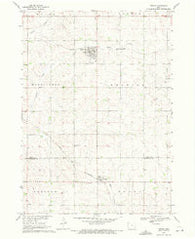 Ireton Iowa Historical topographic map, 1:24000 scale, 7.5 X 7.5 Minute, Year 1969