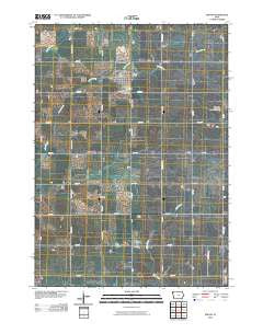 Ireton Iowa Historical topographic map, 1:24000 scale, 7.5 X 7.5 Minute, Year 2010