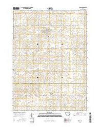 Ireton Iowa Current topographic map, 1:24000 scale, 7.5 X 7.5 Minute, Year 2015