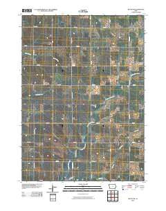 Ireton SW Iowa Historical topographic map, 1:24000 scale, 7.5 X 7.5 Minute, Year 2010