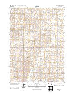 Ireton SW Iowa Historical topographic map, 1:24000 scale, 7.5 X 7.5 Minute, Year 2013