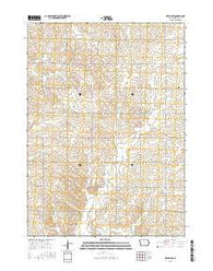 Ireton SW Iowa Current topographic map, 1:24000 scale, 7.5 X 7.5 Minute, Year 2015
