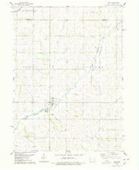 Irwin Iowa Historical topographic map, 1:24000 scale, 7.5 X 7.5 Minute, Year 1978