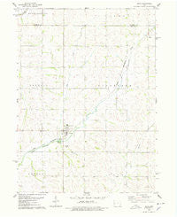 Irwin Iowa Historical topographic map, 1:24000 scale, 7.5 X 7.5 Minute, Year 1978