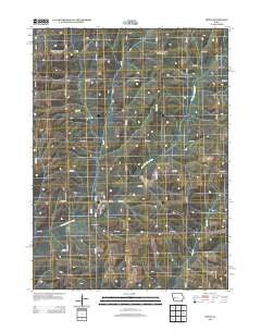 Irwin Iowa Historical topographic map, 1:24000 scale, 7.5 X 7.5 Minute, Year 2013