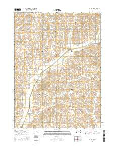 Jacksonville Iowa Current topographic map, 1:24000 scale, 7.5 X 7.5 Minute, Year 2015