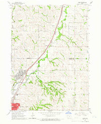 James Iowa Historical topographic map, 1:24000 scale, 7.5 X 7.5 Minute, Year 1964