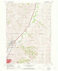 James Iowa Historical topographic map, 1:24000 scale, 7.5 X 7.5 Minute, Year 1964