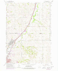 James Iowa Historical topographic map, 1:24000 scale, 7.5 X 7.5 Minute, Year 1964