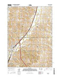 James Iowa Current topographic map, 1:24000 scale, 7.5 X 7.5 Minute, Year 2015