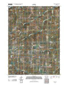 Jamison Iowa Historical topographic map, 1:24000 scale, 7.5 X 7.5 Minute, Year 2010