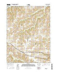 Jamison Iowa Current topographic map, 1:24000 scale, 7.5 X 7.5 Minute, Year 2015