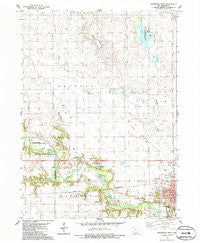 Jefferson West Iowa Historical topographic map, 1:24000 scale, 7.5 X 7.5 Minute, Year 1986