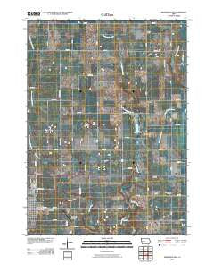 Jefferson East Iowa Historical topographic map, 1:24000 scale, 7.5 X 7.5 Minute, Year 2010