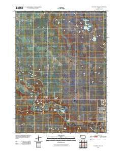 Jefferson West Iowa Historical topographic map, 1:24000 scale, 7.5 X 7.5 Minute, Year 2010