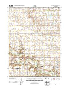 Jefferson West Iowa Historical topographic map, 1:24000 scale, 7.5 X 7.5 Minute, Year 2013