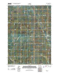 Jerico Iowa Historical topographic map, 1:24000 scale, 7.5 X 7.5 Minute, Year 2010