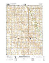Jerico Iowa Current topographic map, 1:24000 scale, 7.5 X 7.5 Minute, Year 2015