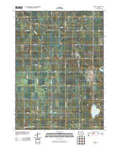 Jewell Iowa Historical topographic map, 1:24000 scale, 7.5 X 7.5 Minute, Year 2010