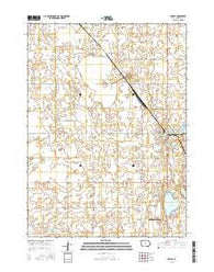Jewell Iowa Current topographic map, 1:24000 scale, 7.5 X 7.5 Minute, Year 2015