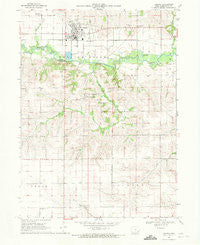 Kalona Iowa Historical topographic map, 1:24000 scale, 7.5 X 7.5 Minute, Year 1969