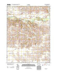Kalona Iowa Historical topographic map, 1:24000 scale, 7.5 X 7.5 Minute, Year 2013