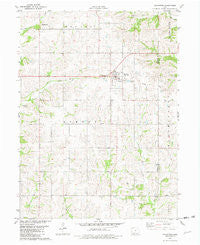 Kellerton Iowa Historical topographic map, 1:24000 scale, 7.5 X 7.5 Minute, Year 1981
