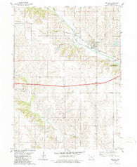 Kellogg Iowa Historical topographic map, 1:24000 scale, 7.5 X 7.5 Minute, Year 1980