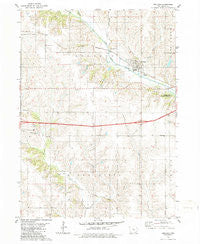 Kellogg Iowa Historical topographic map, 1:24000 scale, 7.5 X 7.5 Minute, Year 1980