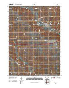 Kellogg Iowa Historical topographic map, 1:24000 scale, 7.5 X 7.5 Minute, Year 2010