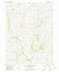 Kent Iowa Historical topographic map, 1:24000 scale, 7.5 X 7.5 Minute, Year 1981