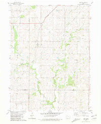 Kent Iowa Historical topographic map, 1:24000 scale, 7.5 X 7.5 Minute, Year 1981