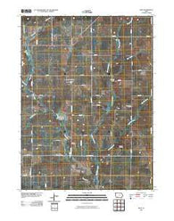 Kent Iowa Historical topographic map, 1:24000 scale, 7.5 X 7.5 Minute, Year 2010