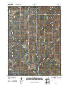 Kent Iowa Historical topographic map, 1:24000 scale, 7.5 X 7.5 Minute, Year 2010