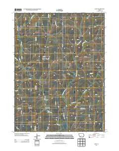 Kent Iowa Historical topographic map, 1:24000 scale, 7.5 X 7.5 Minute, Year 2013
