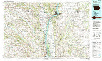 Keokuk Iowa Historical topographic map, 1:100000 scale, 30 X 60 Minute, Year 1986