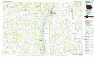 Keokuk Iowa Historical topographic map, 1:100000 scale, 30 X 60 Minute, Year 1986
