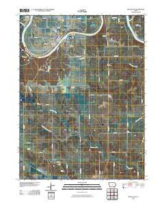 Keosauqua Iowa Historical topographic map, 1:24000 scale, 7.5 X 7.5 Minute, Year 2010