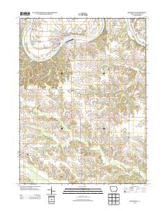 Keosauqua Iowa Historical topographic map, 1:24000 scale, 7.5 X 7.5 Minute, Year 2013