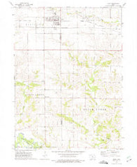 Keota Iowa Historical topographic map, 1:24000 scale, 7.5 X 7.5 Minute, Year 1973