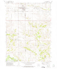 Keota Iowa Historical topographic map, 1:24000 scale, 7.5 X 7.5 Minute, Year 1973