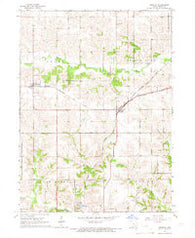Keswick Iowa Historical topographic map, 1:24000 scale, 7.5 X 7.5 Minute, Year 1965