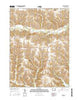 Keswick Iowa Current topographic map, 1:24000 scale, 7.5 X 7.5 Minute, Year 2015
