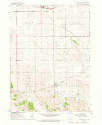 Keystone South Iowa Historical topographic map, 1:24000 scale, 7.5 X 7.5 Minute, Year 1965