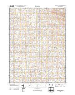 Keystone North Iowa Historical topographic map, 1:24000 scale, 7.5 X 7.5 Minute, Year 2013